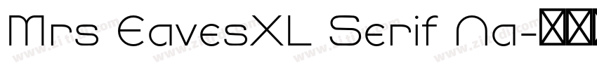 Mrs EavesXL Serif Na字体转换